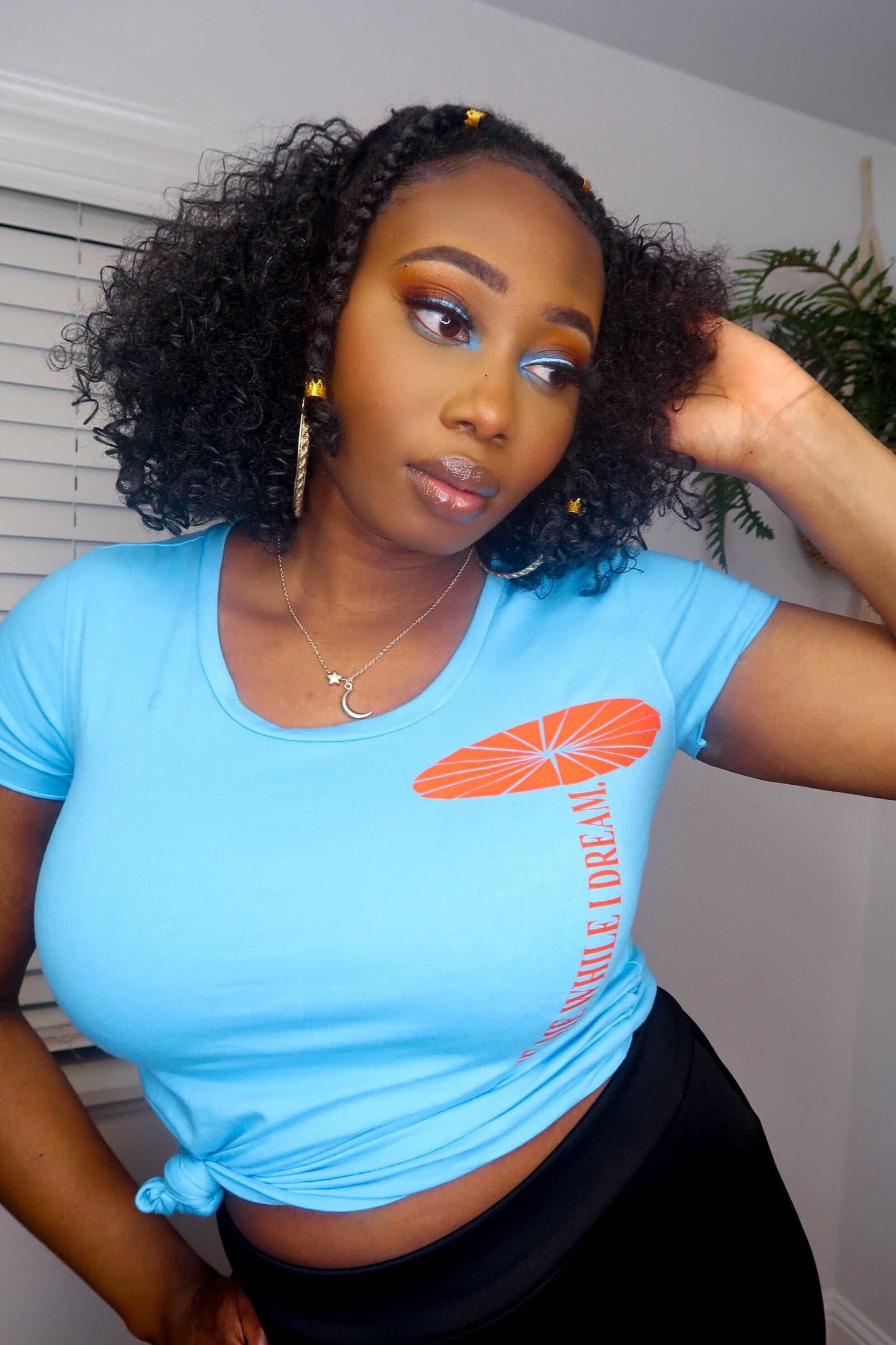 The Excuse Me While I Dream scoop neck t shirt - Makalia Clothing